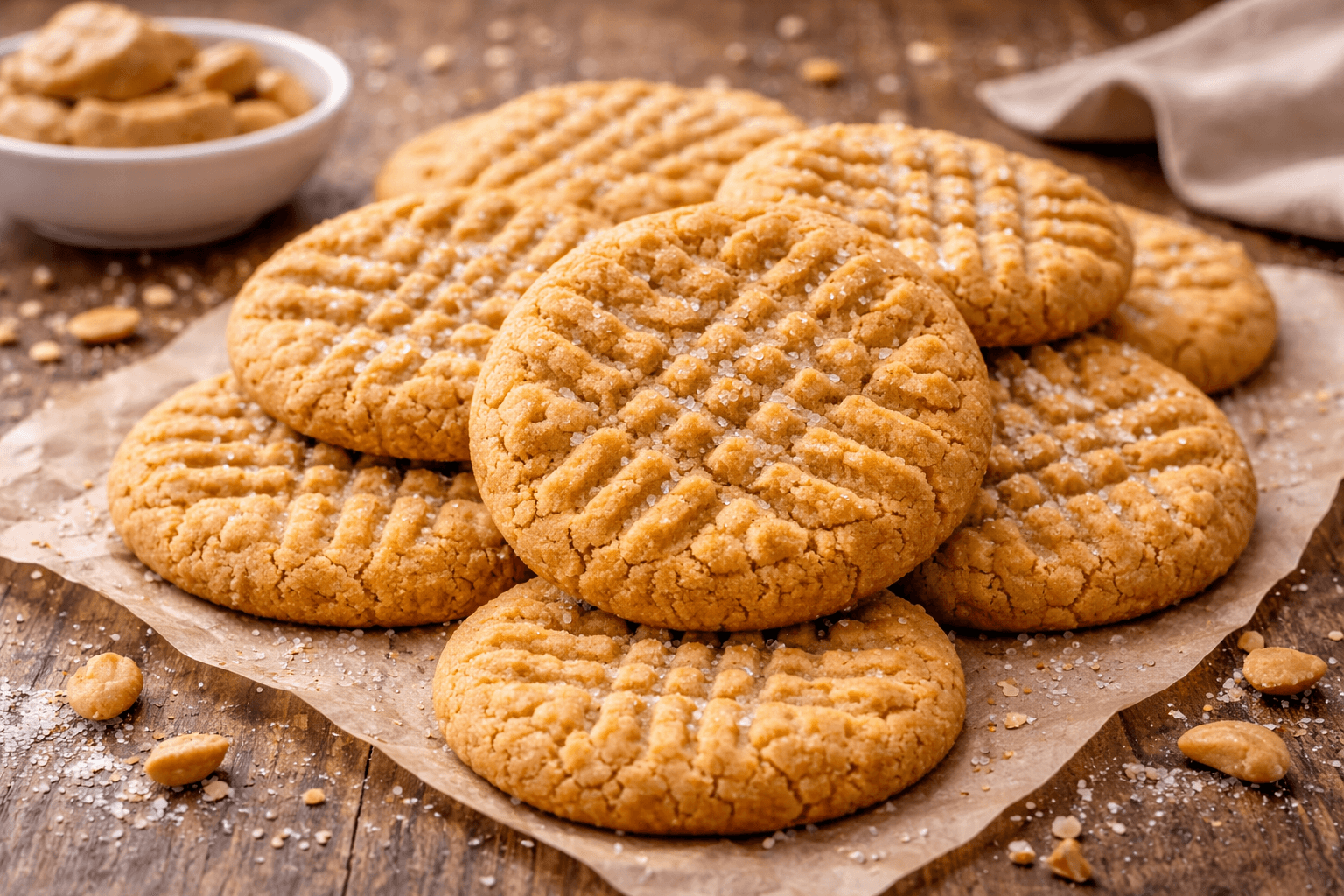 3 Ingredient Peanut Butter Cookies That Always Work