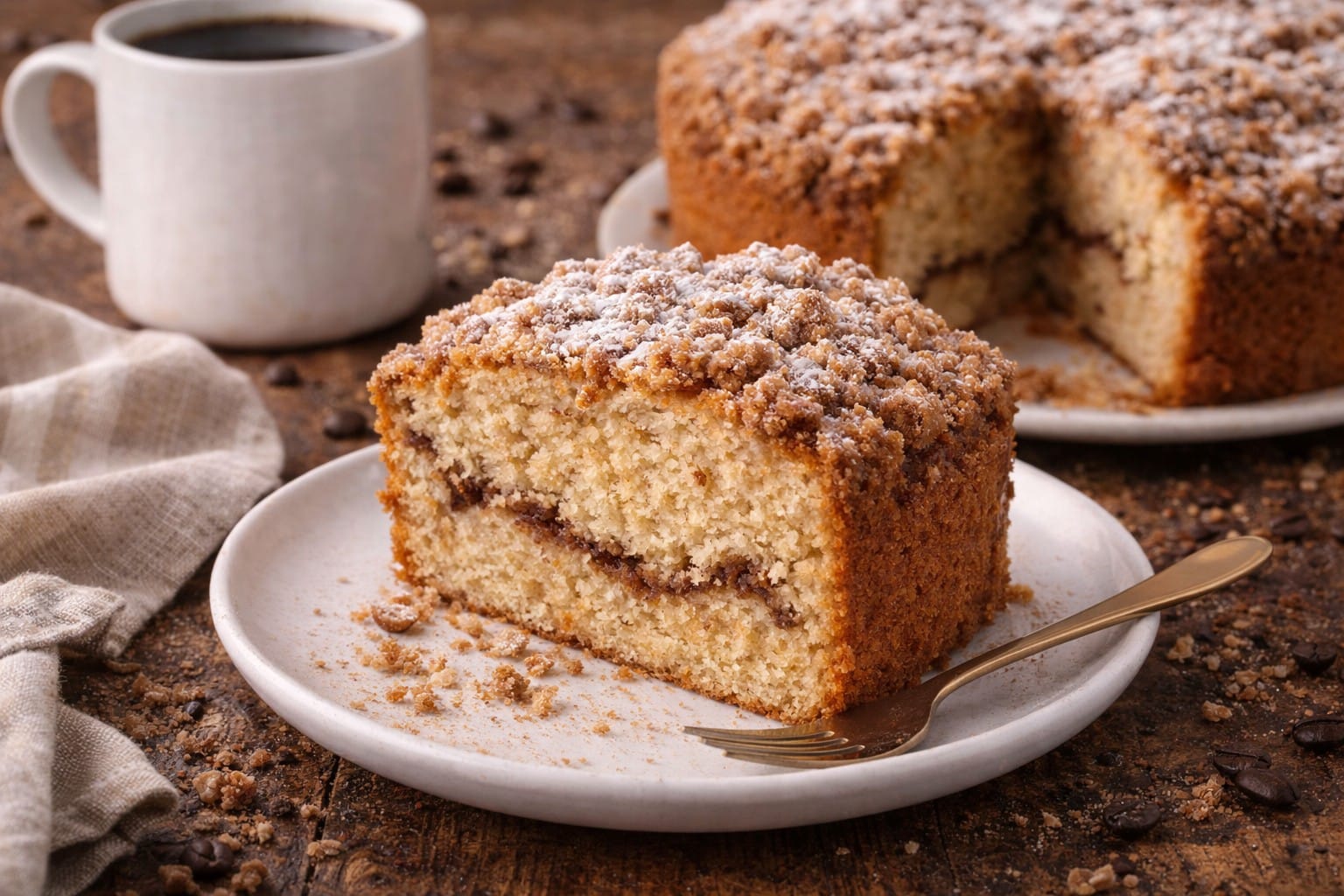 Coffee Cake That’s Soft, Crumbly, and Perfect Anytime