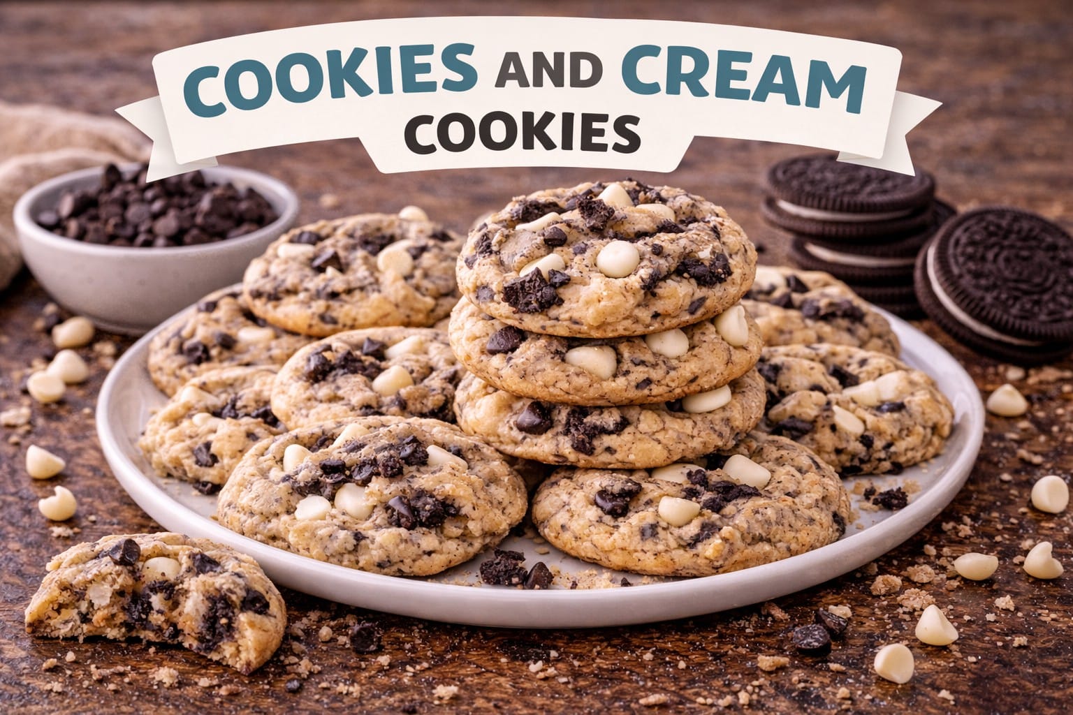 cookies and cream cookies