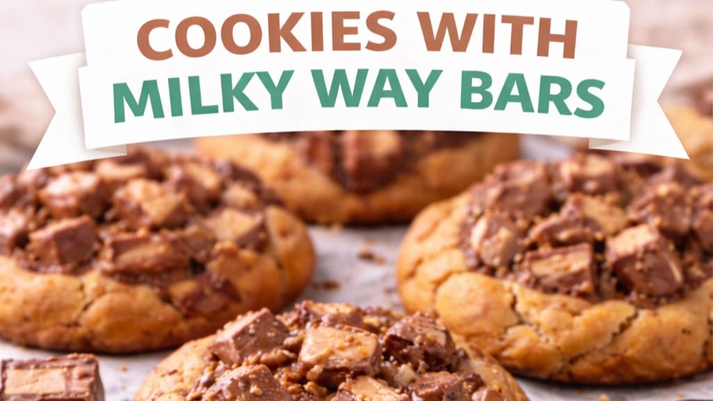 cookies with milky way bars