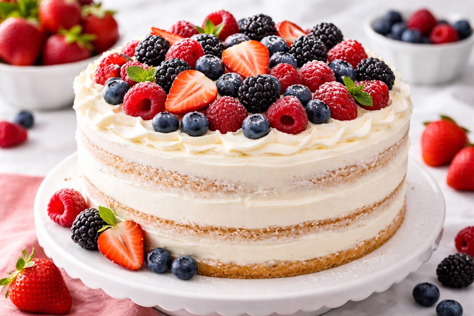 berry chantilly cake