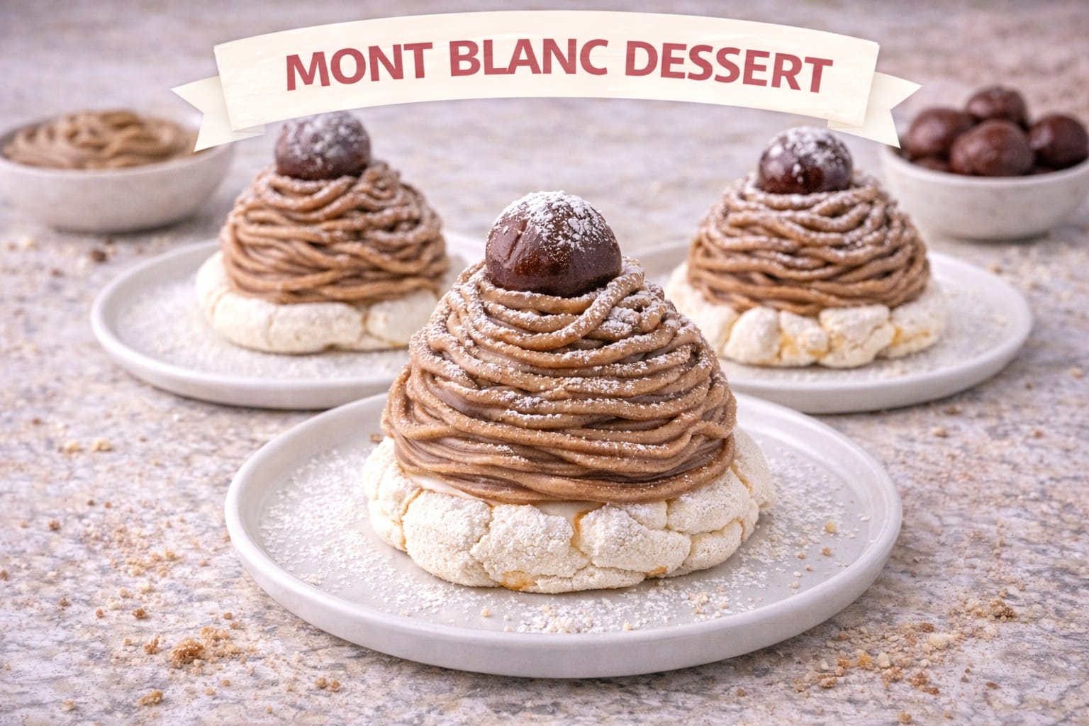 mont blanc dessert