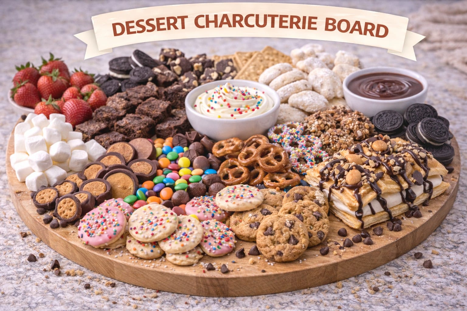 dessert charcuterie board