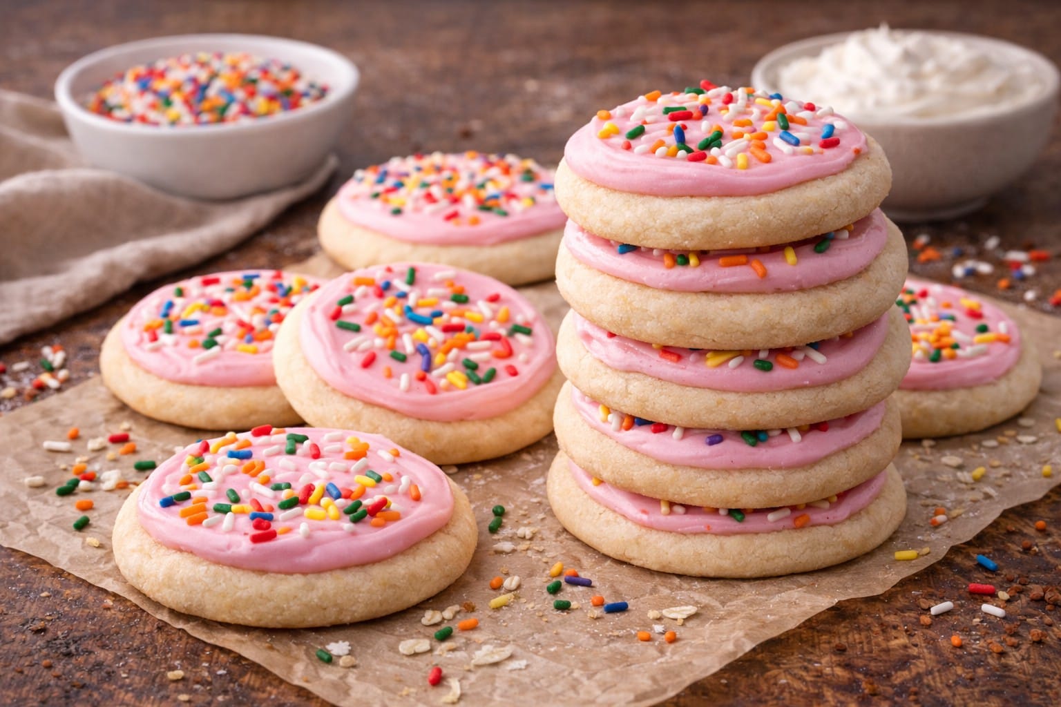 Frosted Sugar Cookies That Stay Soft and Delicious