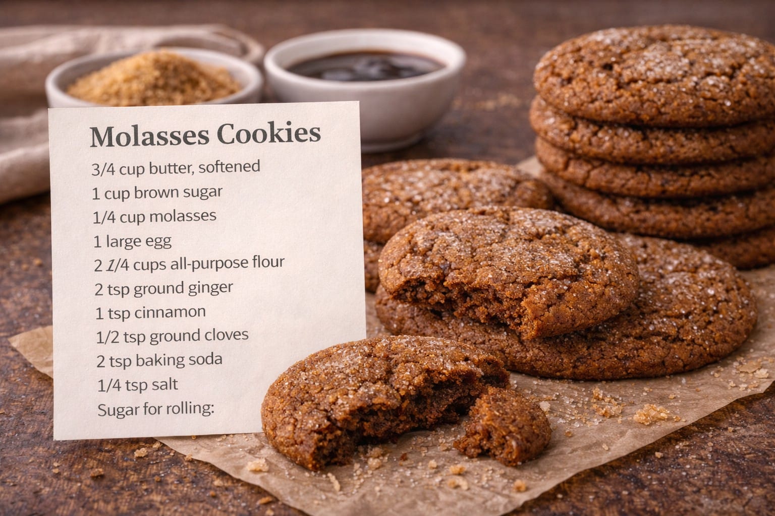 Molasses Cookie Recipe