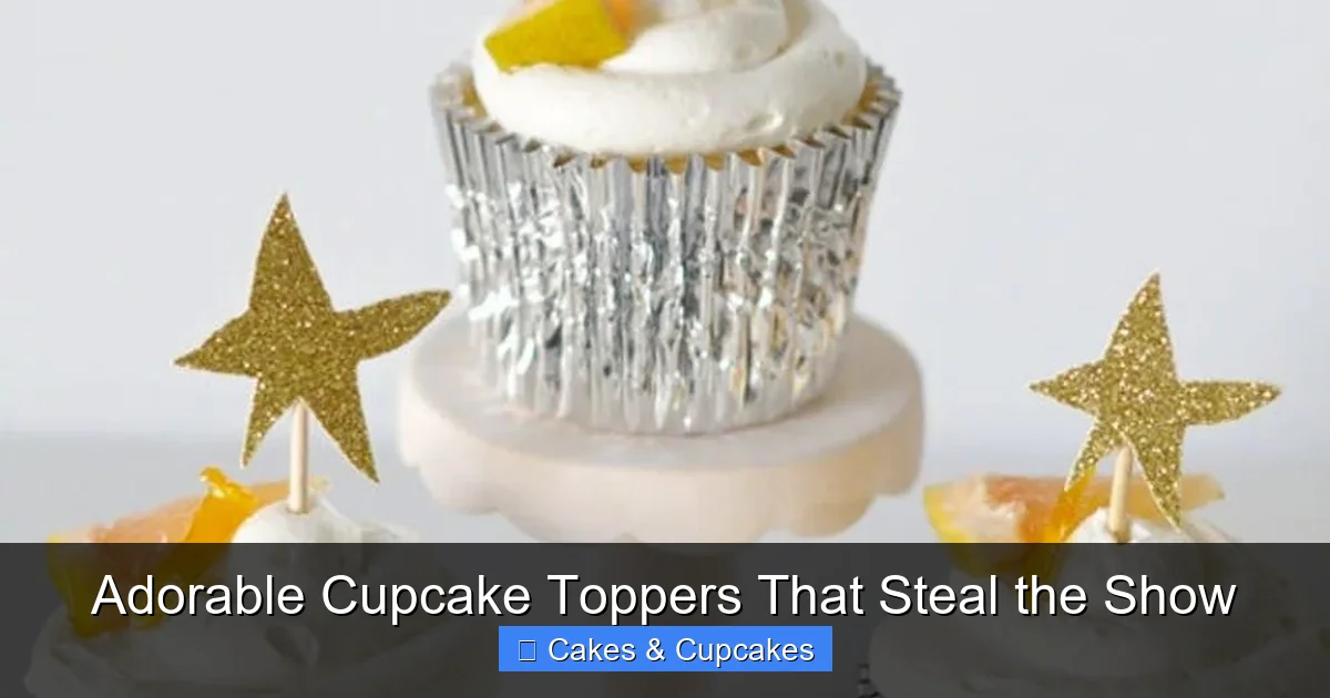 Adorable Cupcake Toppers That Steal the Show