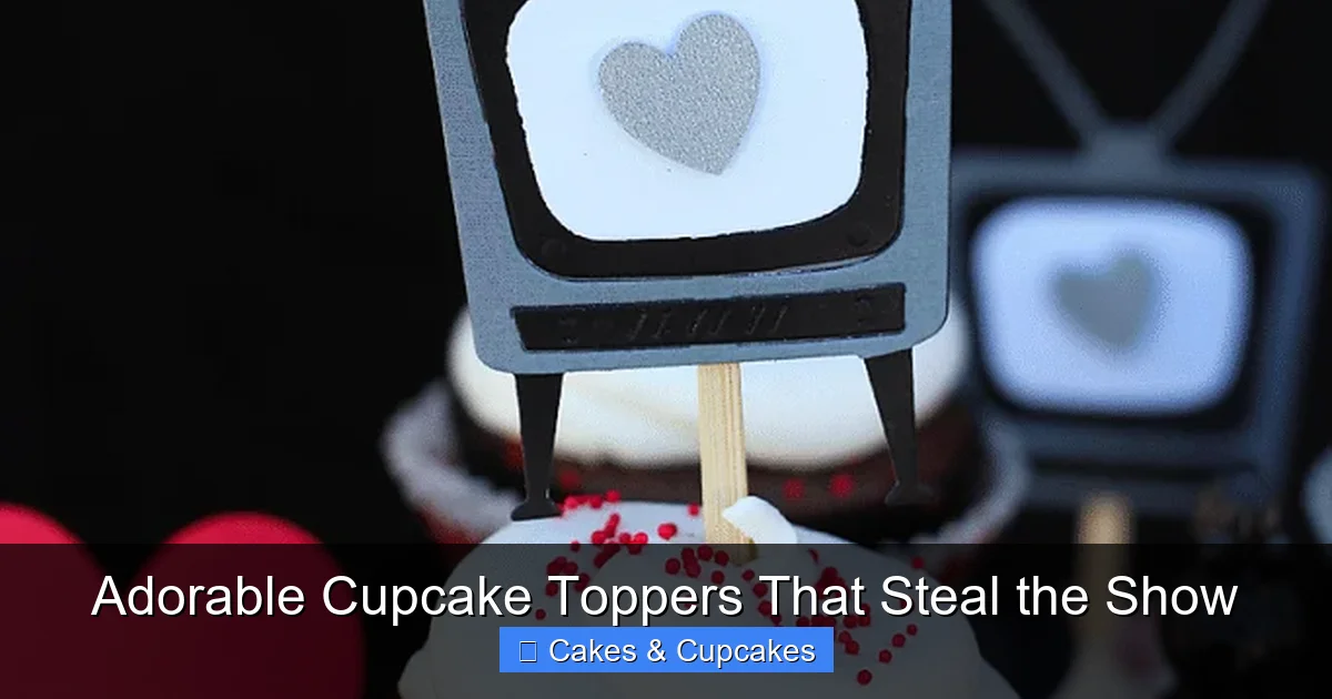 Adorable Cupcake Toppers That Steal the Show