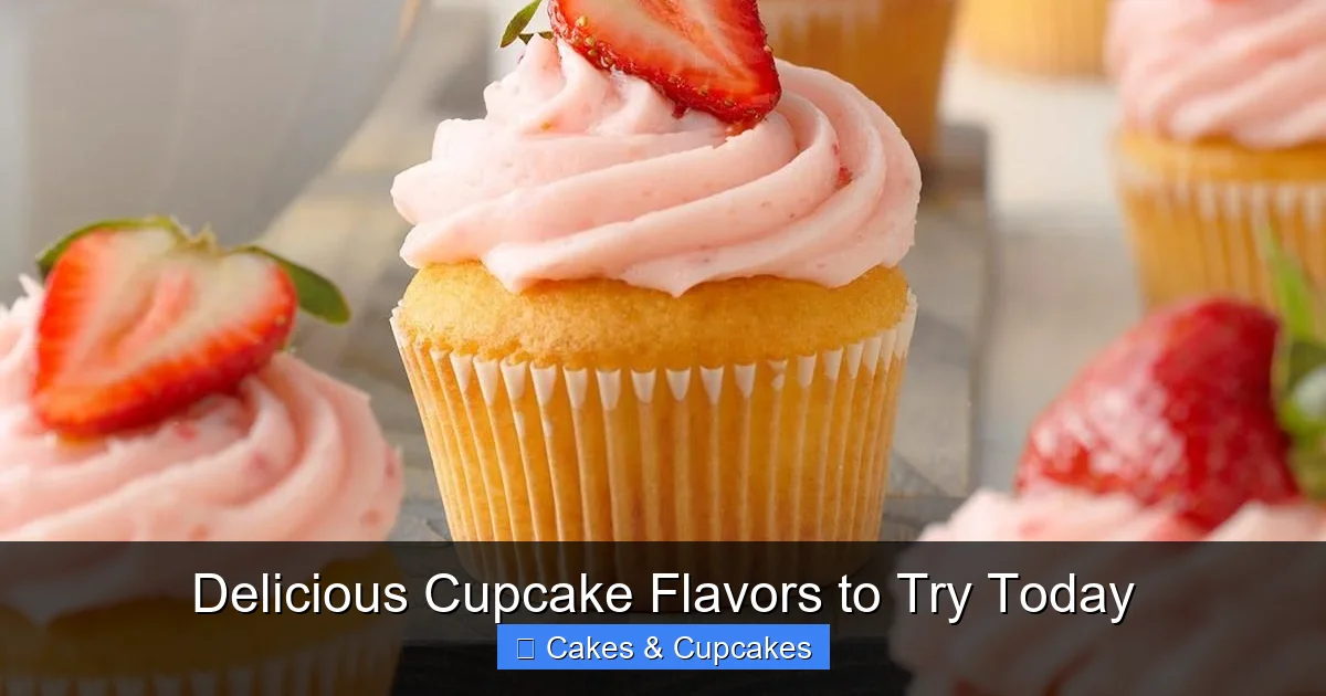 Delicious Cupcake Flavors to Try Today