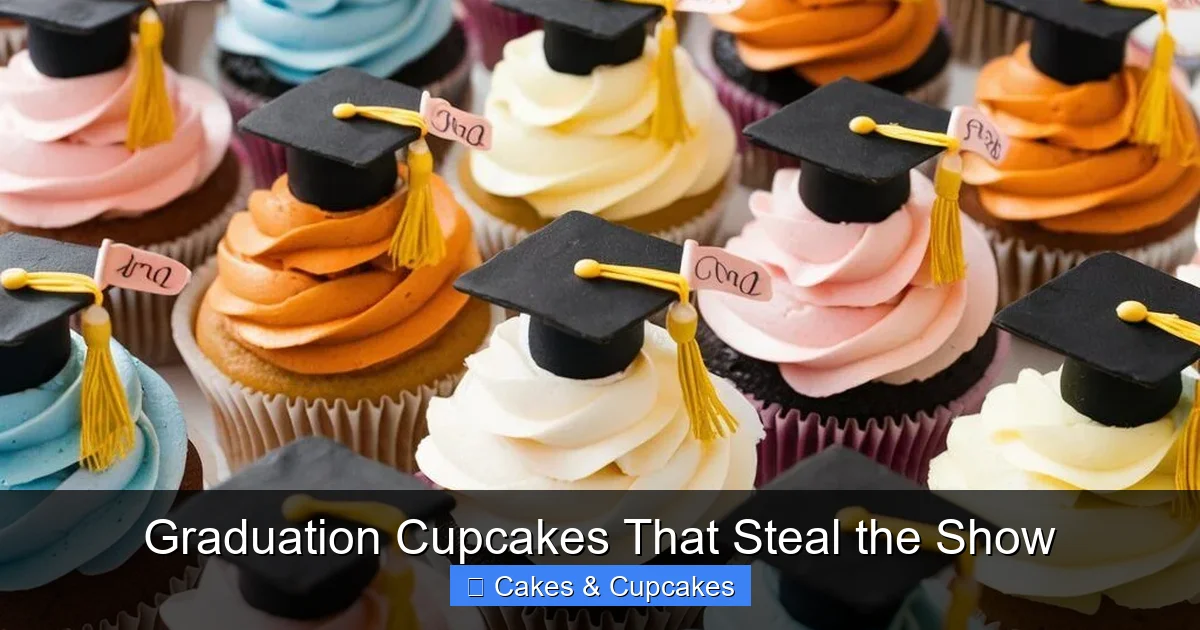 Graduation Cupcakes That Steal the Show