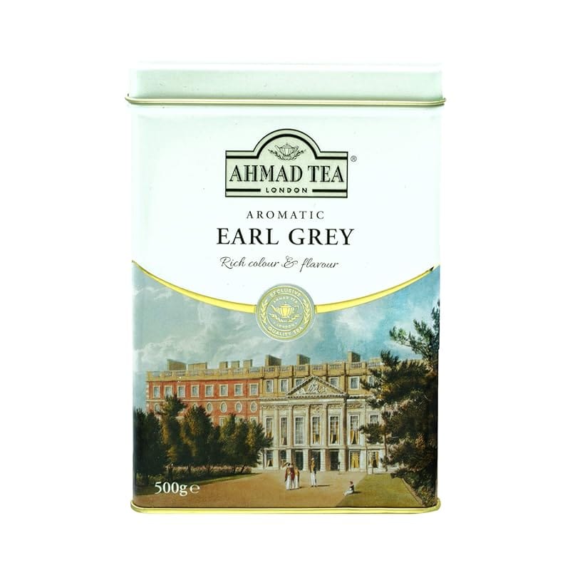 Ahmad Tea Earl Grey Loose Leaf, Ceylon Origin, Aromatic Blend, 17.6 Oz