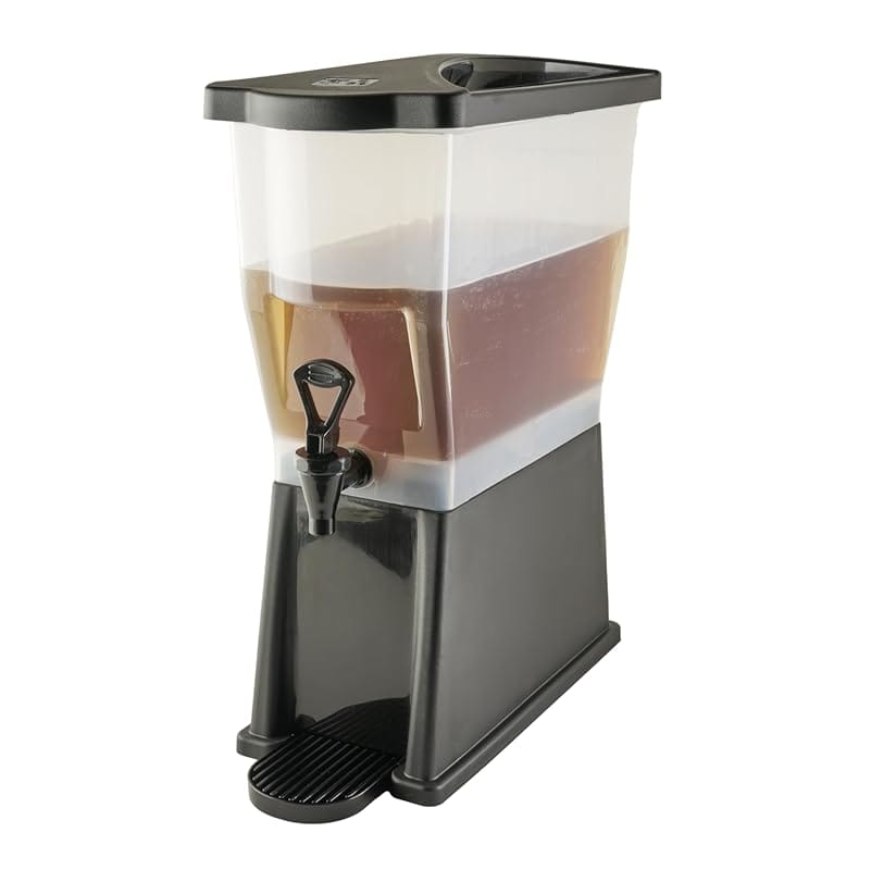 Winco 3 Gallon Slim Beverage Dispenser with Base for Parties