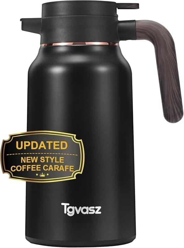 Thermal Coffee Carafe 70 oz Keeps Hot for 12 Hours, Insulated Stainles