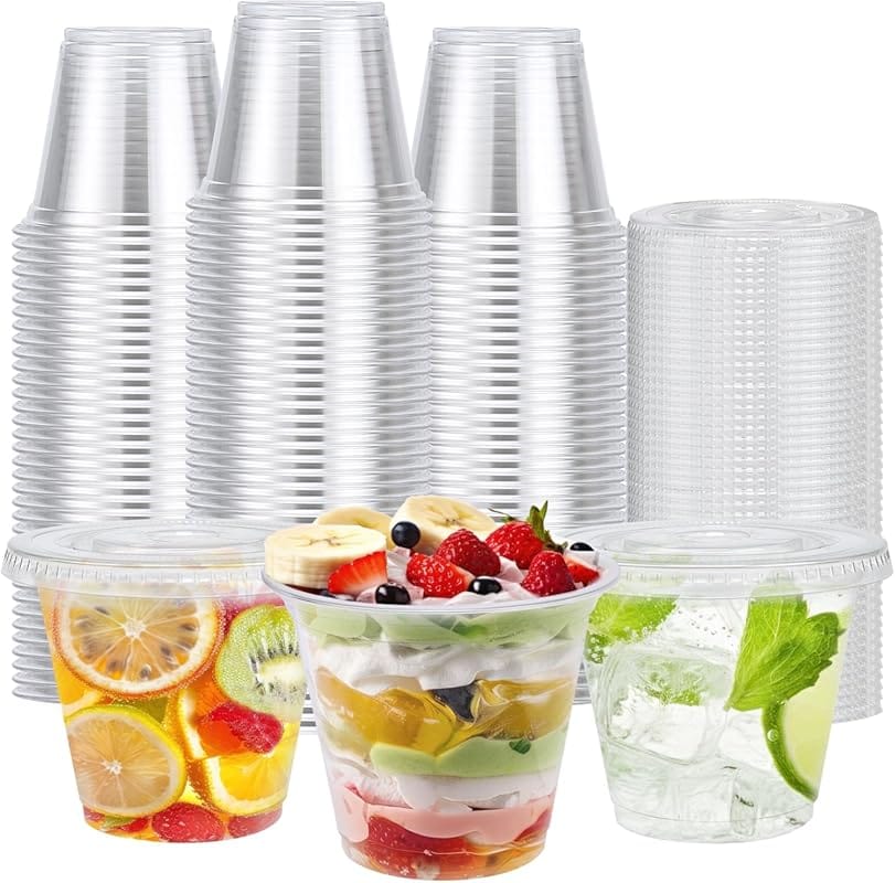 100pcs 5.4oz Clear Cups