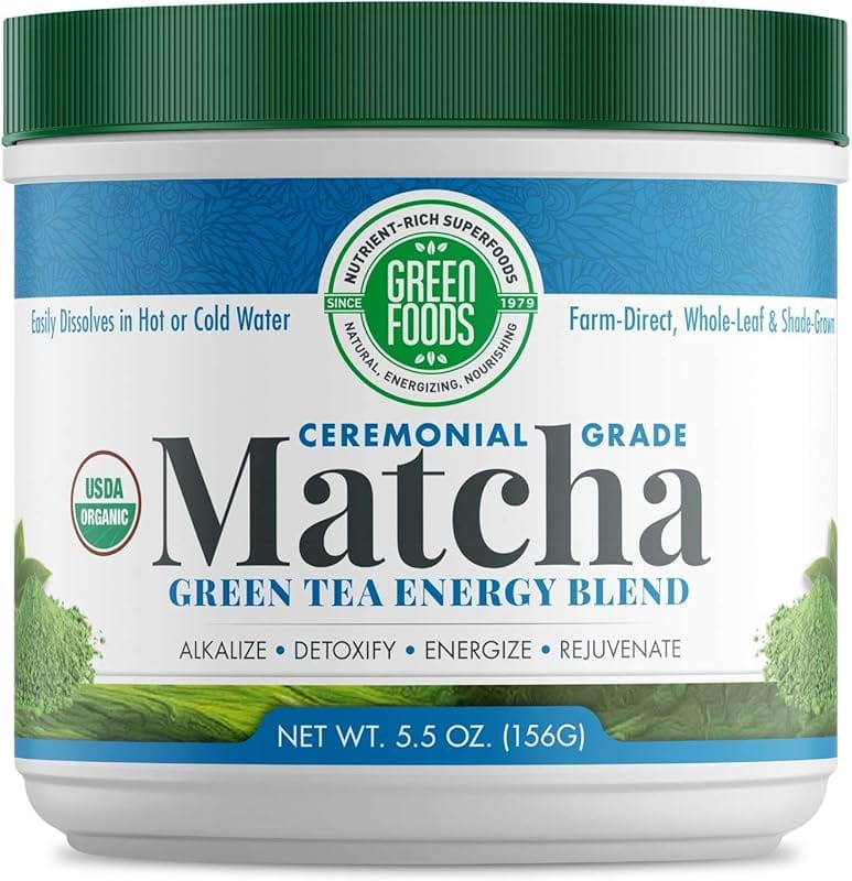 Green Foods Ceremonial Grade Matcha Green Tea from Japan 5.5oz Premium